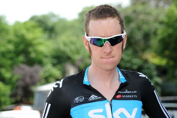 Bradley Wiggins, Tour de France 2012, stage one recce ride Bradley Wiggins, Tour de France 2012, stage one recce ride