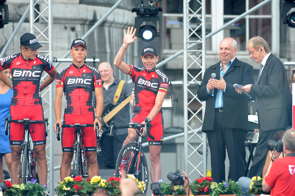 Cadel Evans, Tour de France 2012 presentation