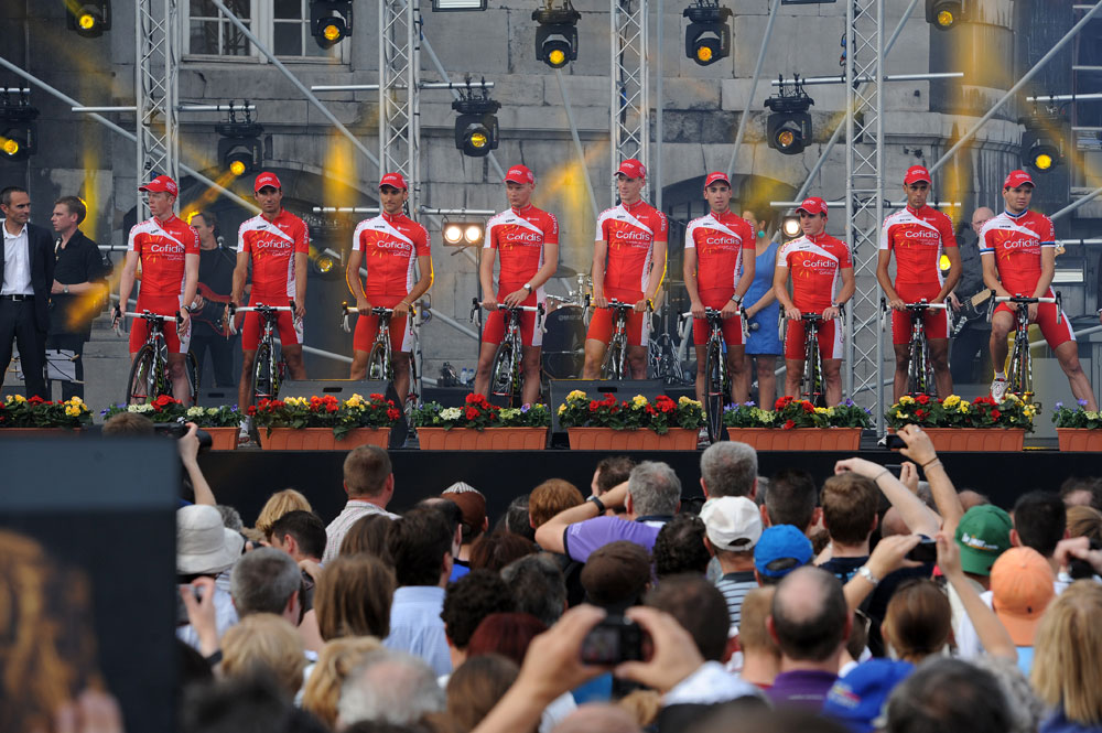 Cofidis, Tour de France 2012 presentation Cofidis, Tour de France 2012 presentation