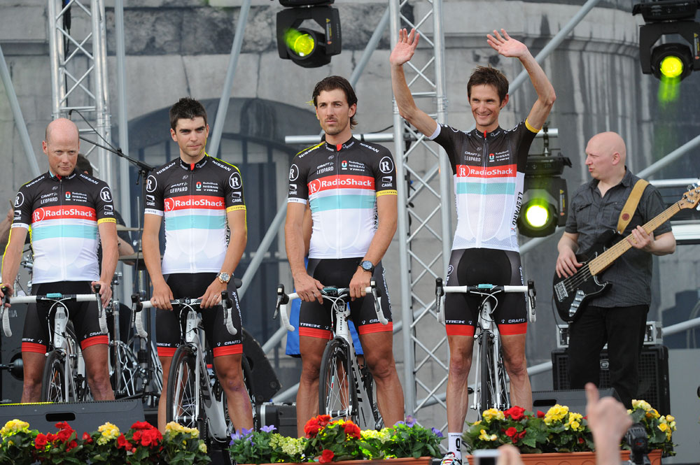 RadioShack-Nissan-Trek, Tour de France 2012 presentation RadioShack-Nissan-Trek, Tour de France 2012 presentation