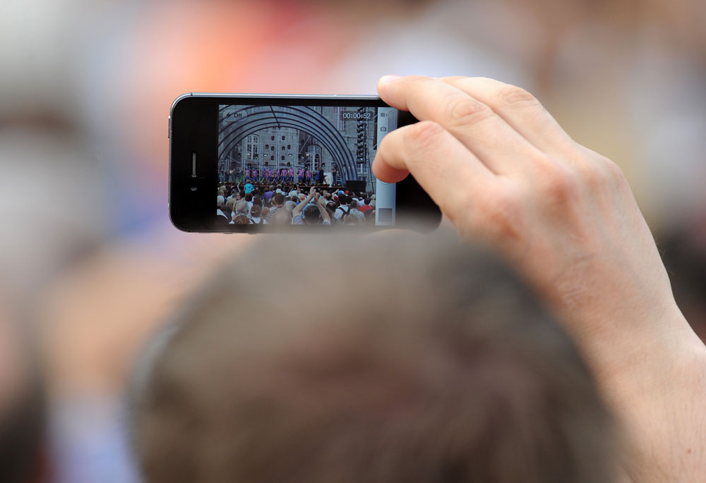 Smart phone view, Tour de France 2012 presentation