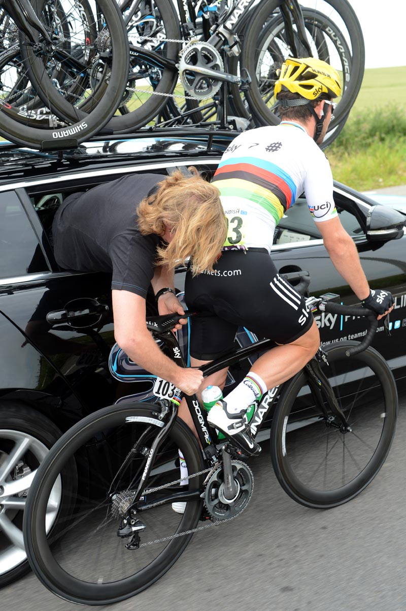 Mark Cavendish, Tour de France 2012, stage two