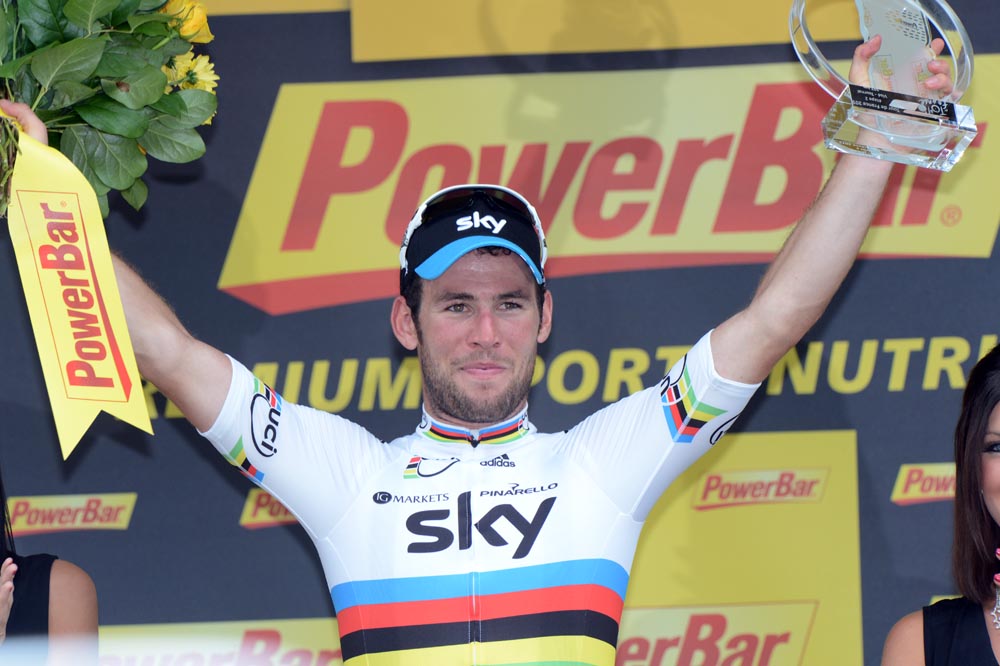 Mark Cavendish, Tour de France 2012, stage two