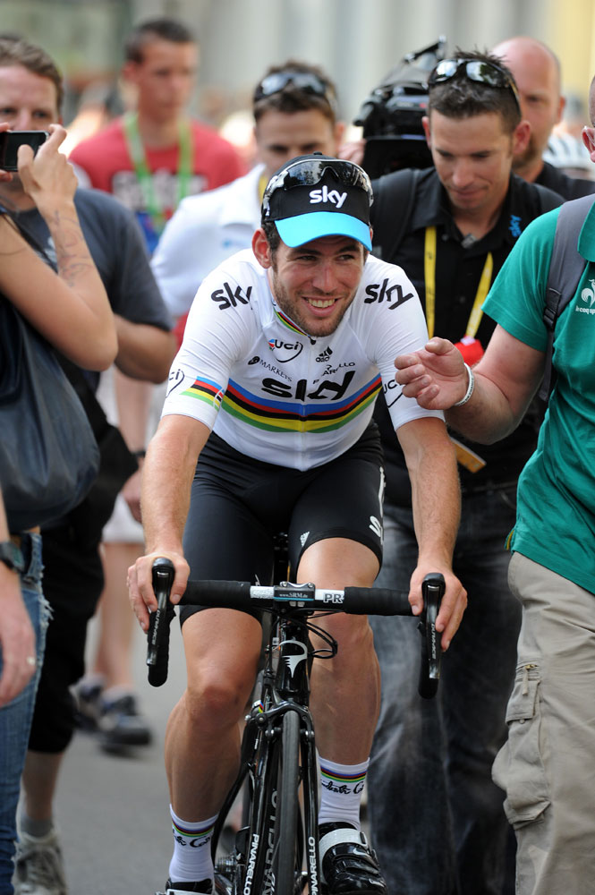 Mark Cavendish, Tour de France 2012, stage two
