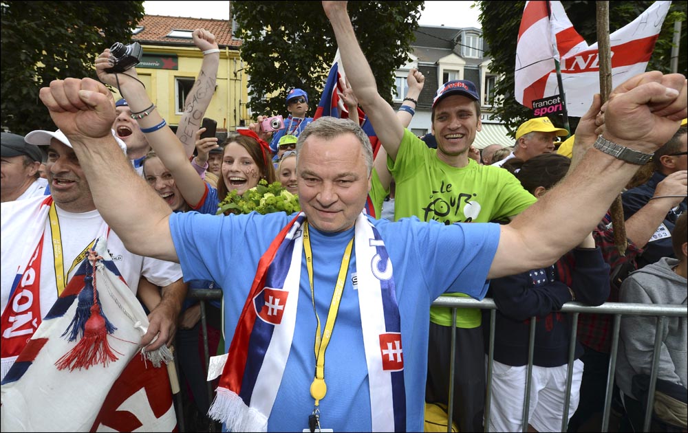 Peter Sagan's father, Tour de France 2012, stage three