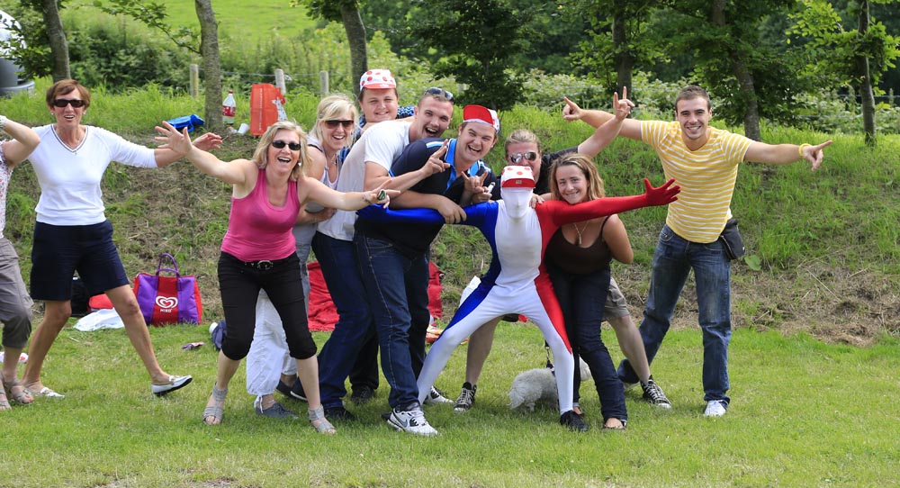 French fans, Tour de France 2012, stage four