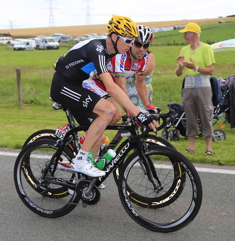 Chris Froome, Tour de France 2012, stage four