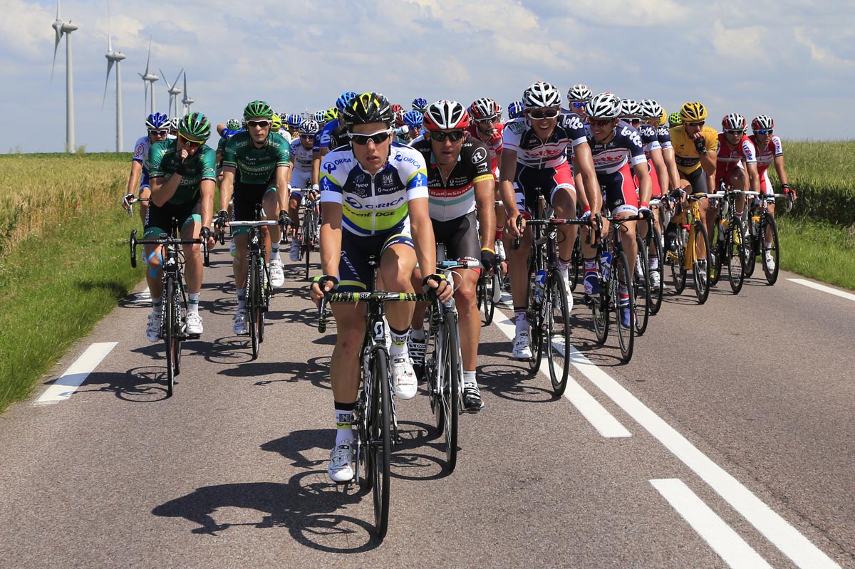 Langeveld chases, Tour de France 2012, stage four