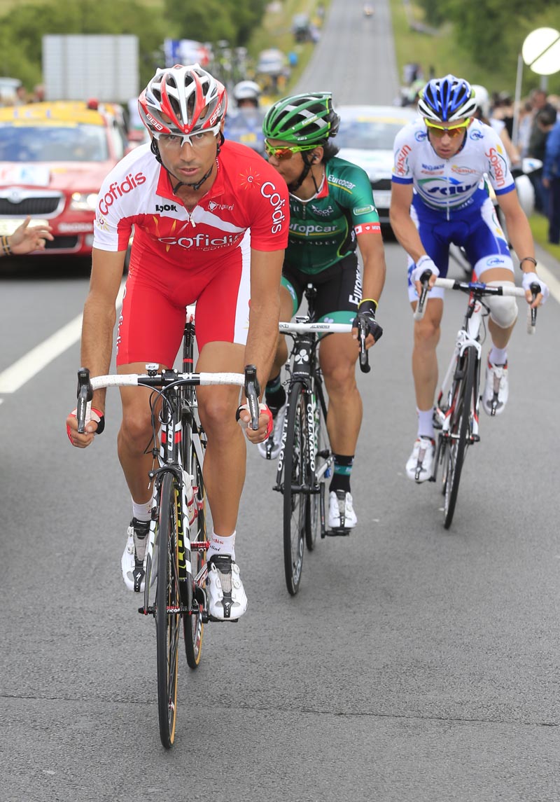 David Moncoutie escape, Tour de France 2012, stage four