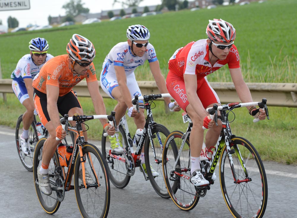Ghyselinck in escape, Tour de France 2012, stage five