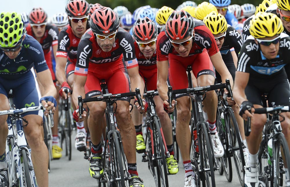 George Hincapie and BMC, Tour de France 2012, stage five