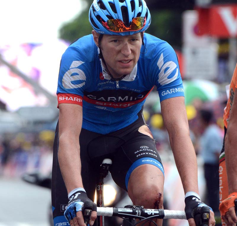 Ryder Hesjedal, Tour de France 2012, stage six Ryder Hesjedal, Tour de France 2012, stage six