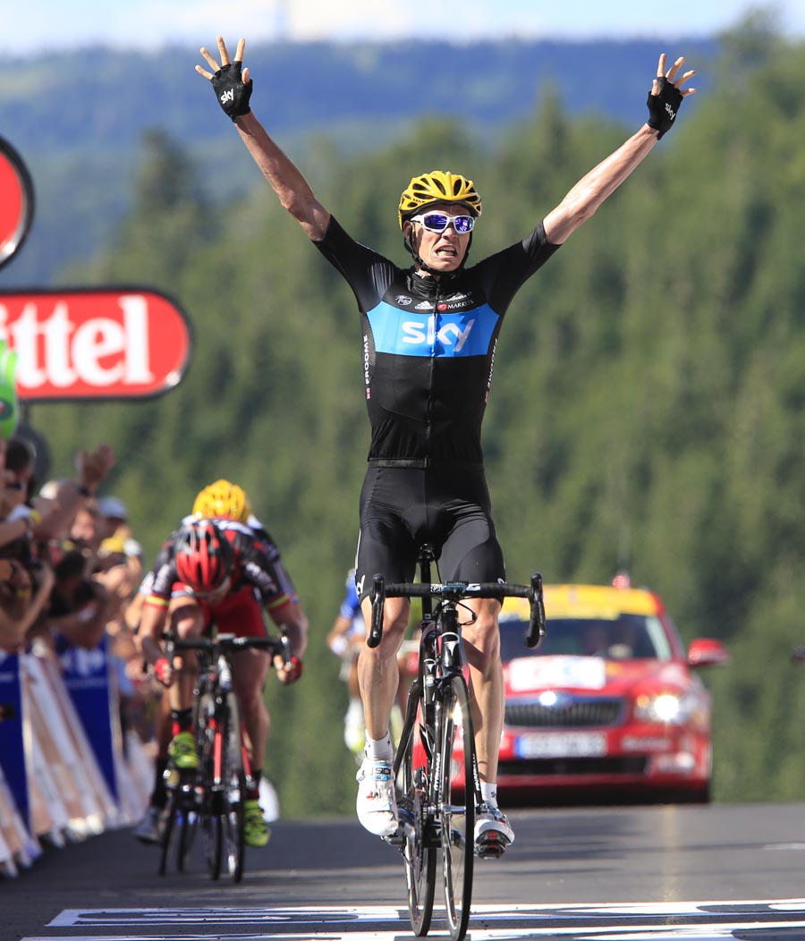 Chris Froome wins, Tour de France 2012, stage seven