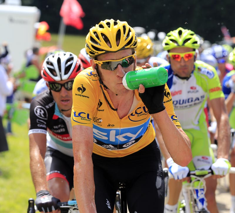 Bradley Wiggins, Tour de France 2012, stage eight Bradley Wiggins, Tour de France 2012, stage eight
