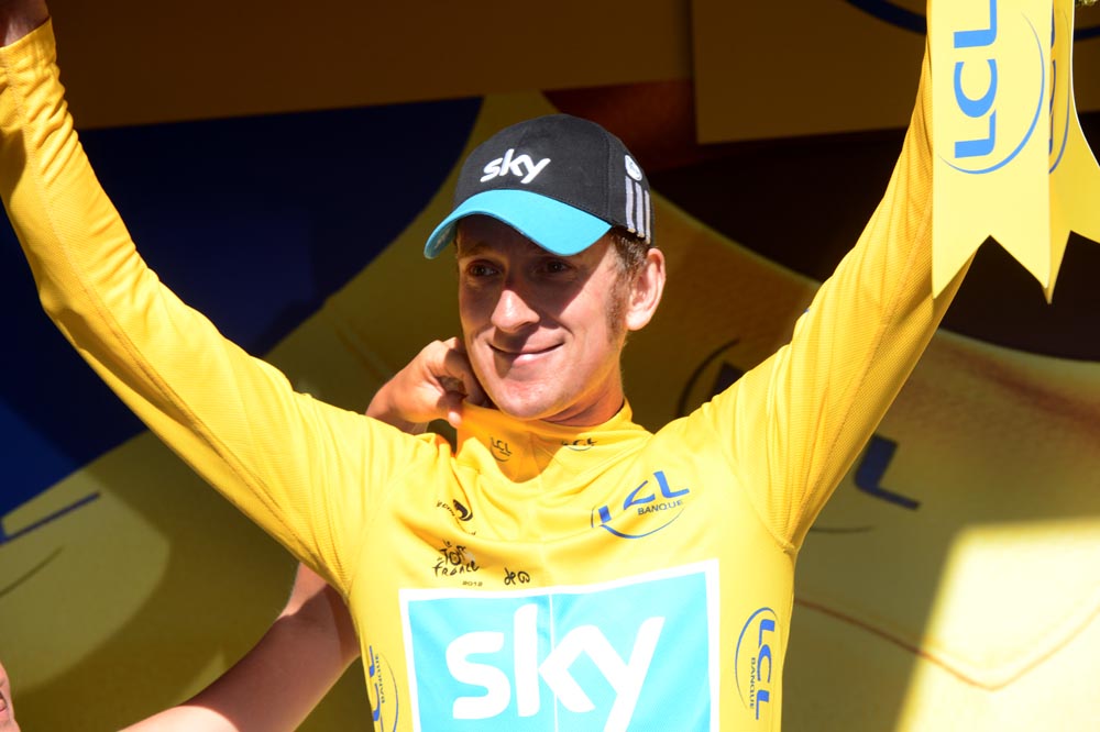 Bradley Wiggins, Tour de France 2012, stage nine