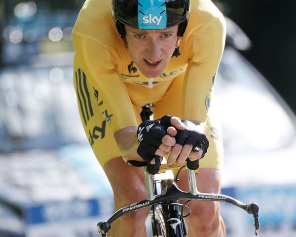 Bradley Wiggins, Tour de France 2012, stage nine