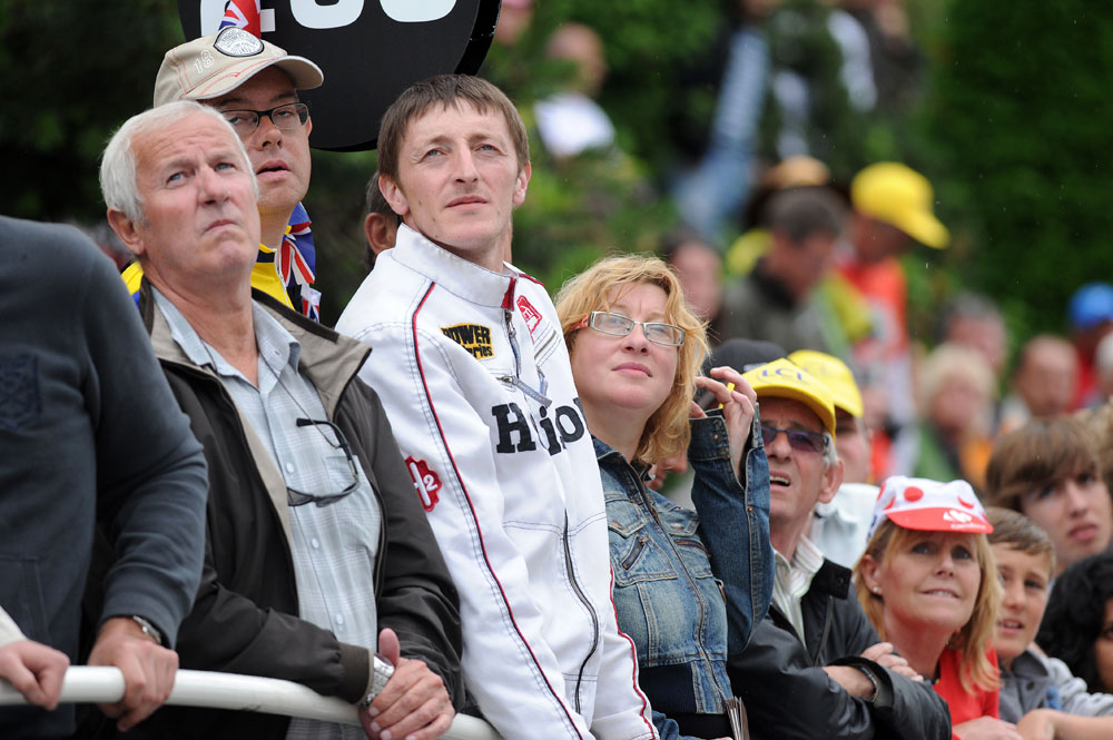 Fans watch the big screen, Tour de France 2012 Fans watch the big screen, Tour de France 2012
