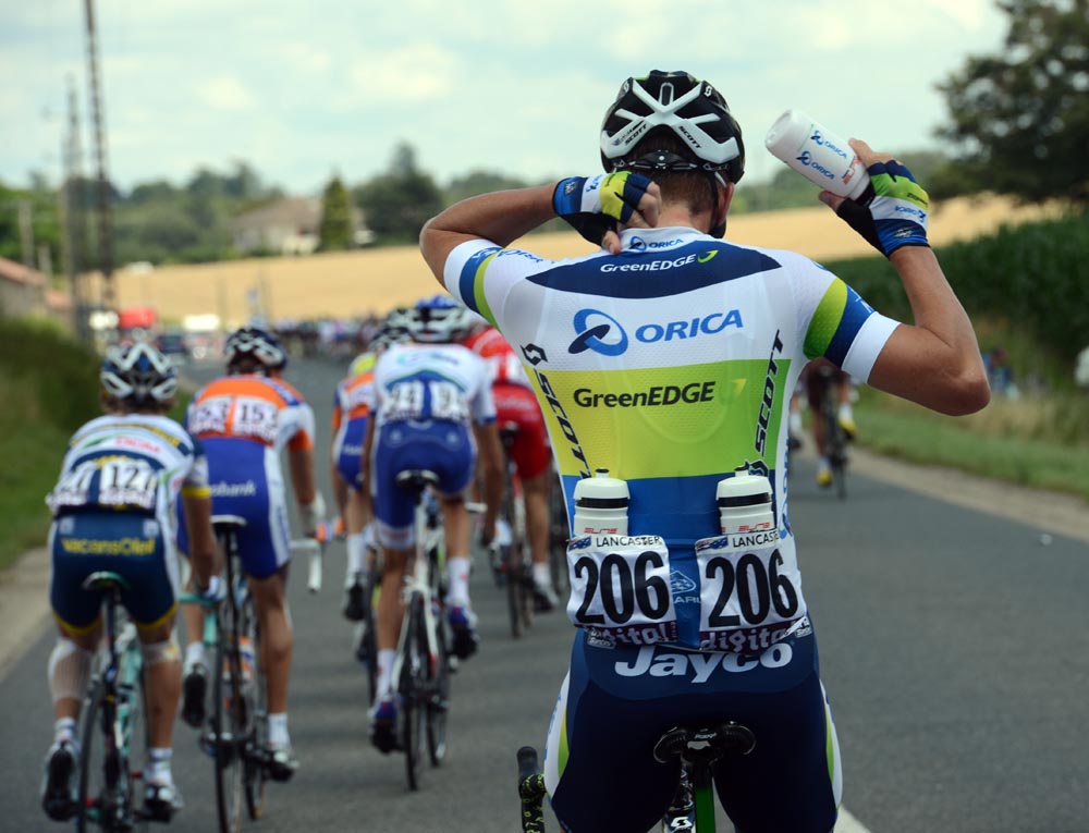 Brett Lancaster works for the team, Tour de France 2012, stage 10
