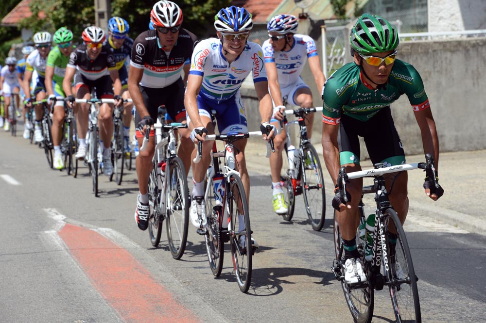 Yukiya Arashiro in escape, Tour de France 2012, stage 10