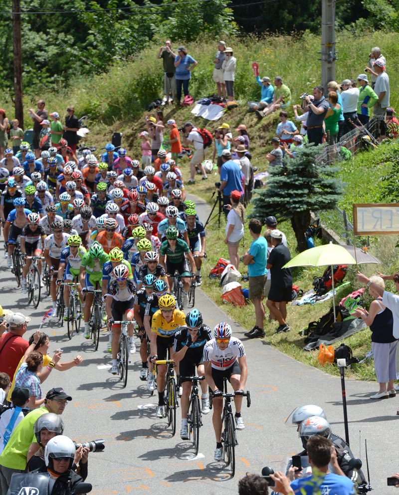 Sky chase, Tour de France 2012, stage 11
