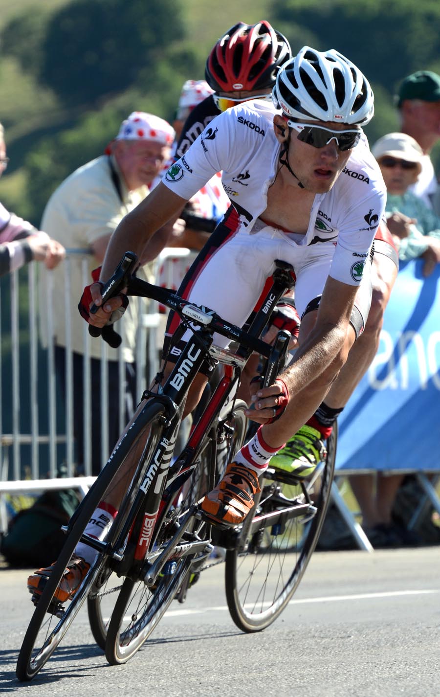Tejay Van Garderen and Cadel Evans, Tour de France 2012, stage 11