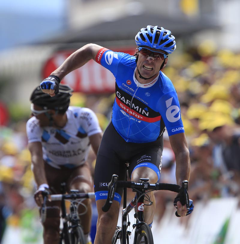 David Millar wins stage 12, Tour de France 2012