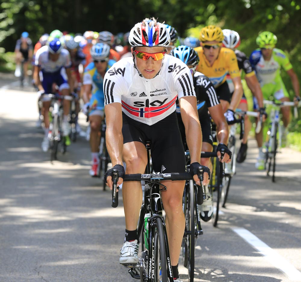 Edvald Boasson Hagen, Tour de France 2012, stage 12