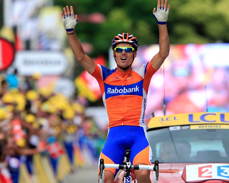 Luis Leon Sanchez wins, Tour de France 2012, stage 14