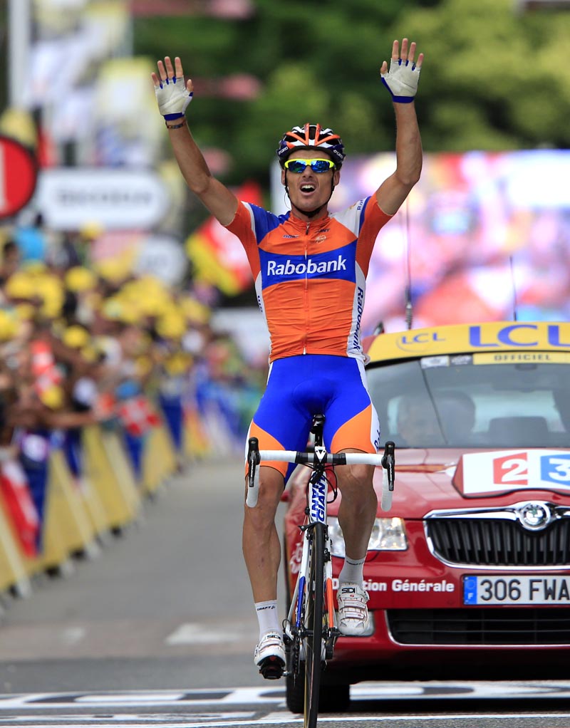 Luis Leon Sanchez wins, Tour de France 2012, stage 14