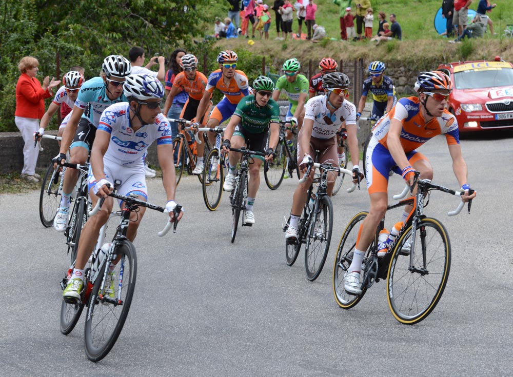 Sandy Casar in escape, Tour de France 2012, stage 14