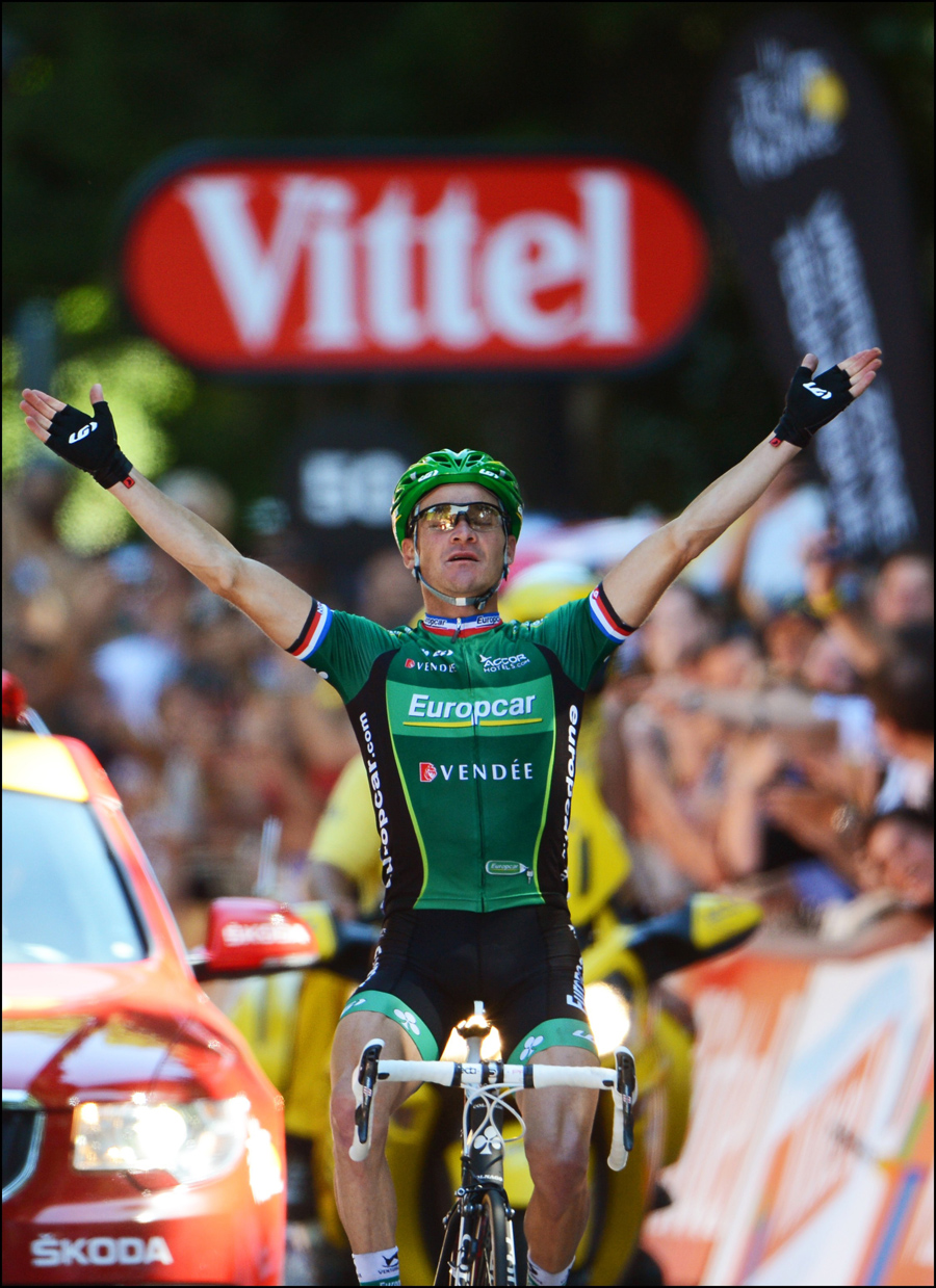 Thomas Voeckler wins, Tour de France 2012, stage 16