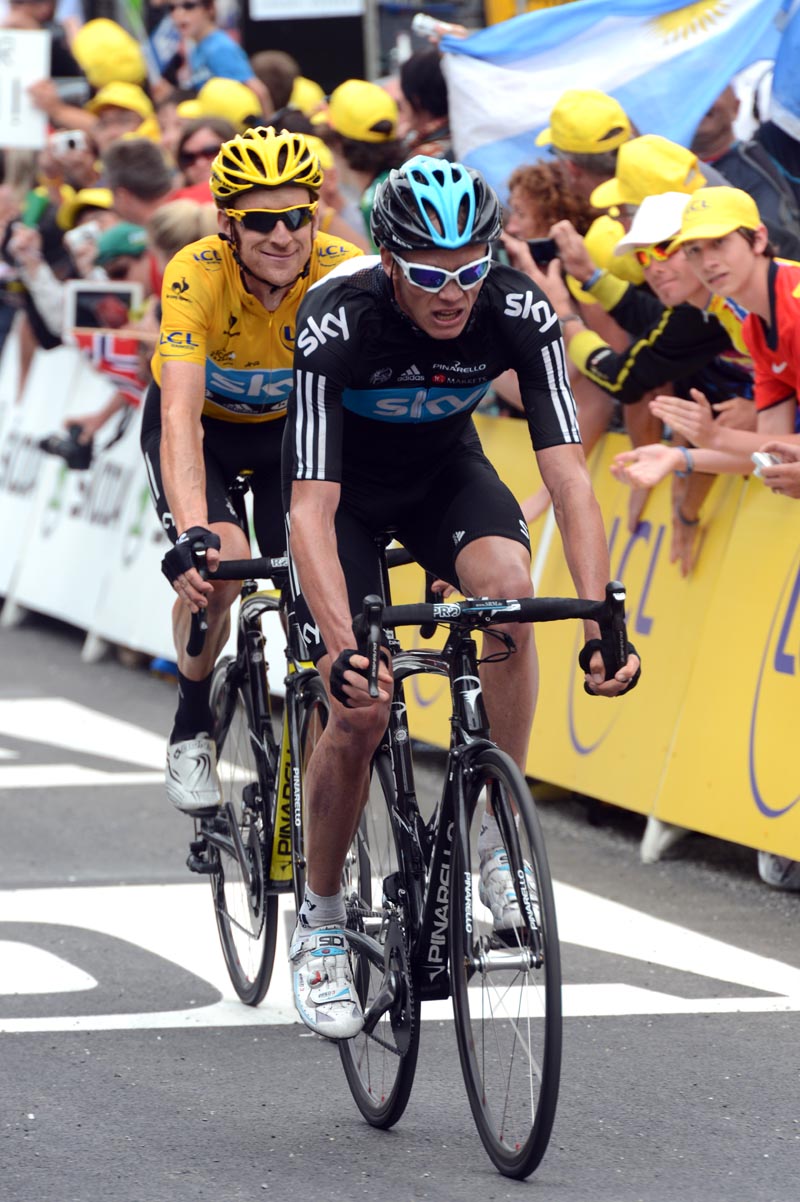 Bradley Wiggins and Chris Froome, Tour de France 2012, stage 17