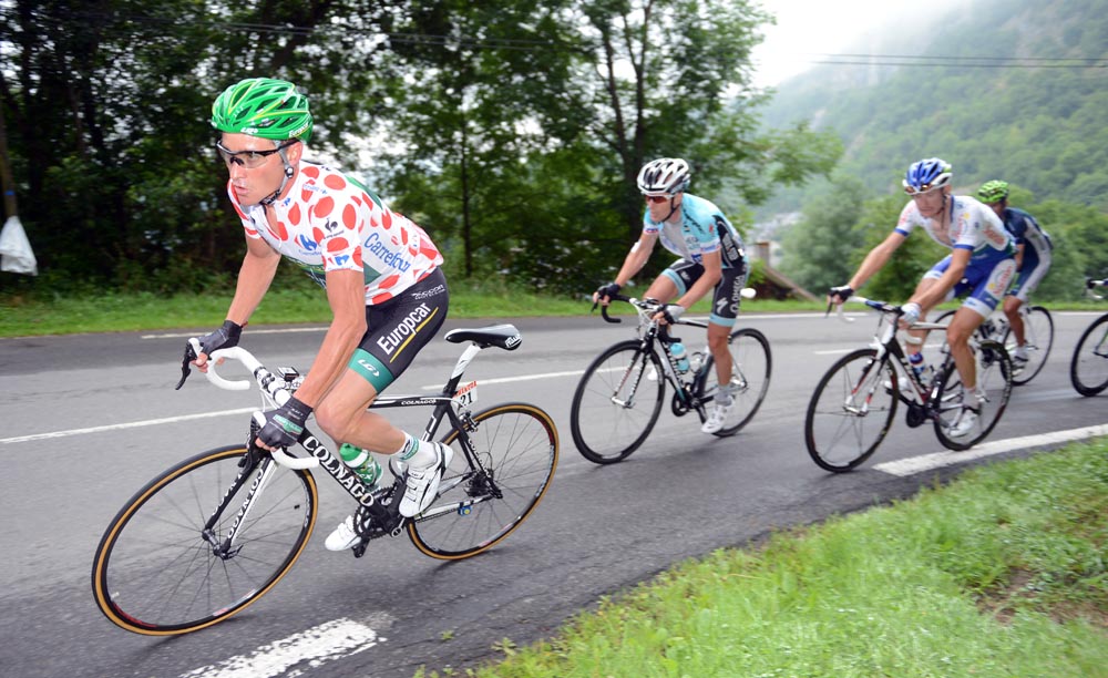 Thomas Voeckler in breakaway, Tour de France 2012, stage 17