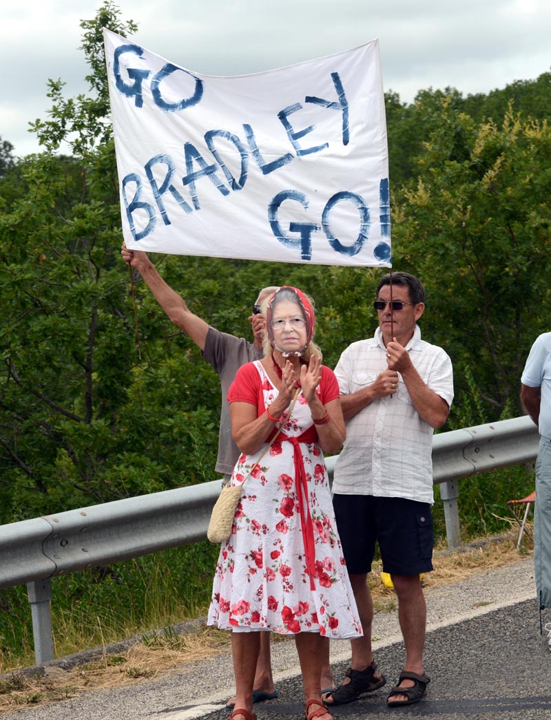 Bradley Wiggins fans, Tour de France 2012, stage 18