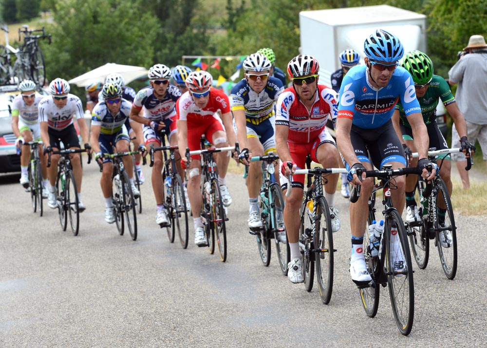 David Millar in escape, Tour de France 2012, stage 18
