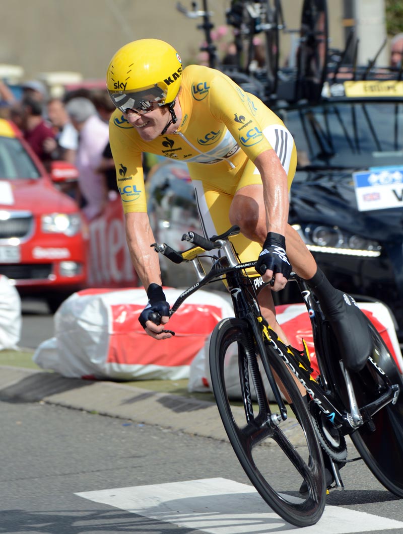 Bradley Wiggins, Tour de France 2012, stage 19 Bradley Wiggins, Tour de France 2012, stage 19