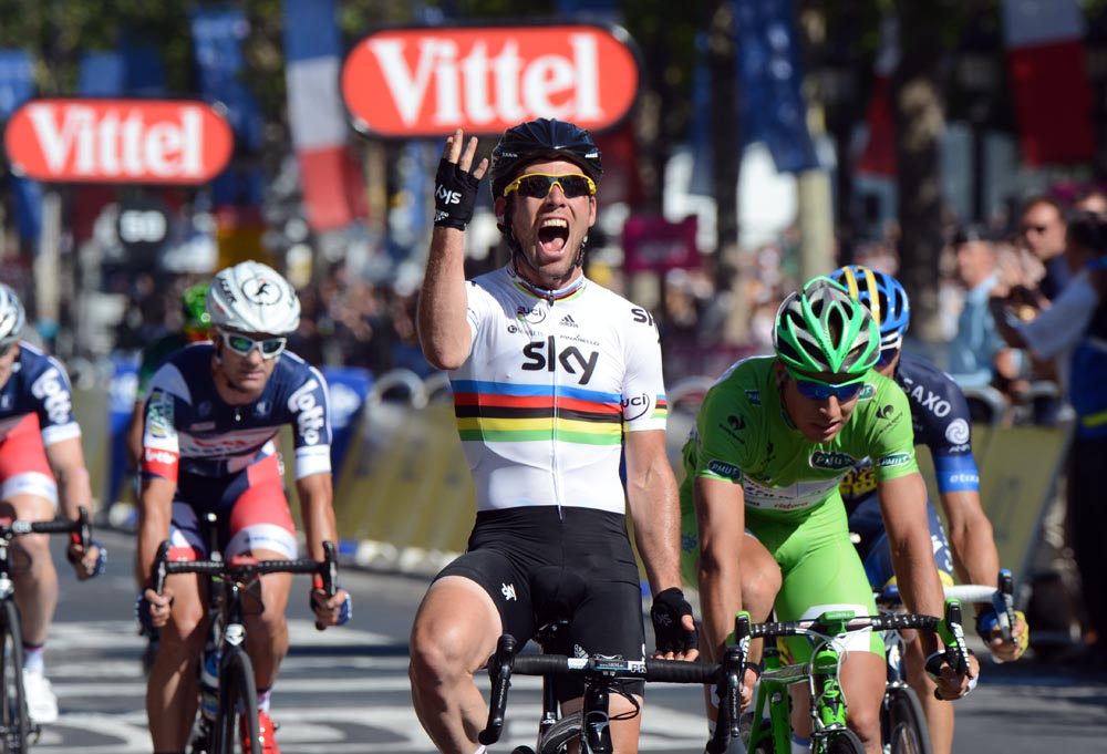 Mark Cavendish wins, Tour de france 2012, stage 20
