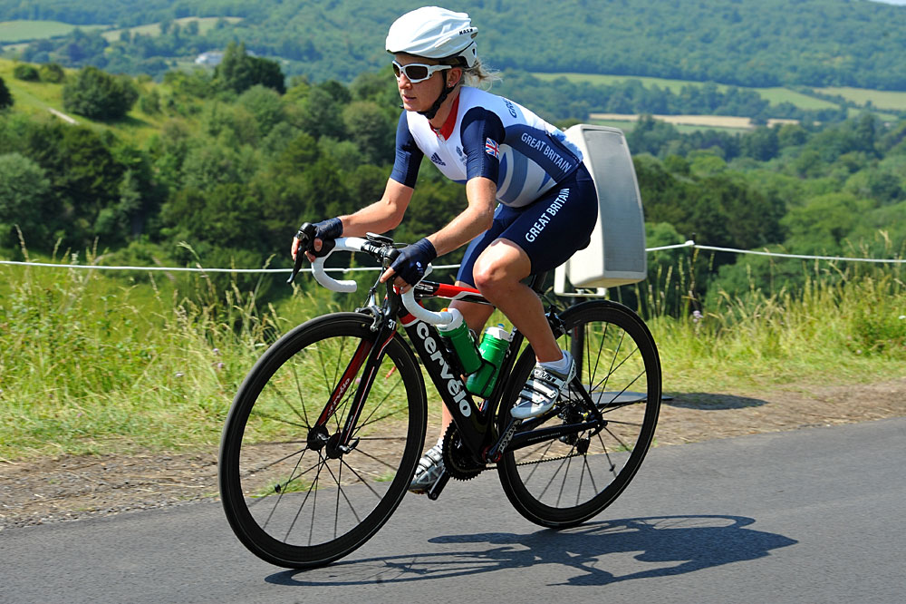 Emma Pooley, London 2012 Olympic Games, road race training, July 26