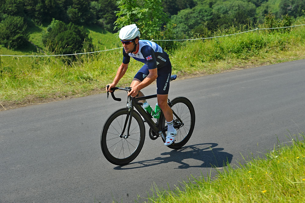 Mark Cavendish, London 2012 Olympic Games, road race training, July 26