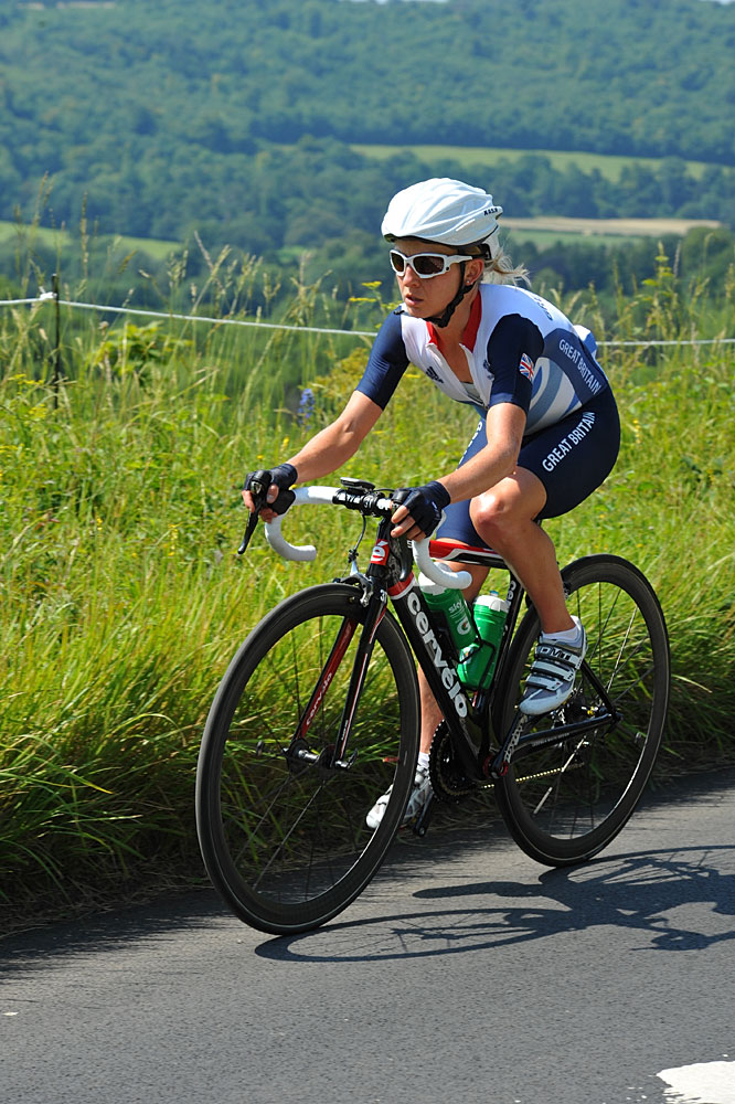 Emma Pooley, London 2012 Olympic Games, road race training, July 26