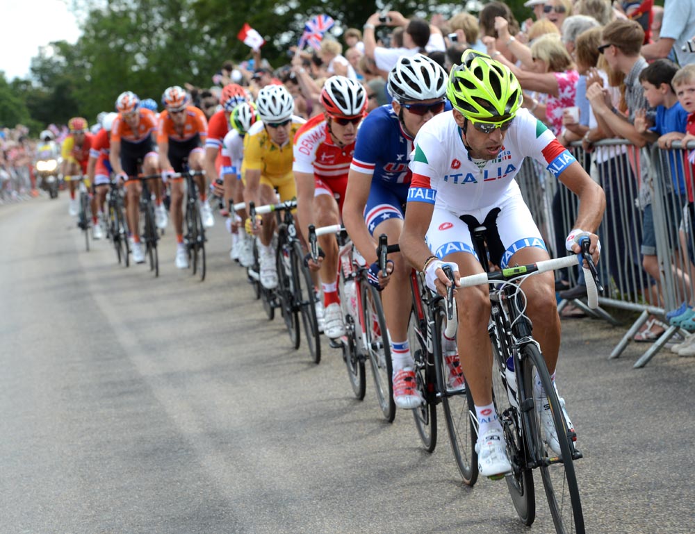 Vincenzo Nibali escape, London 2012 Olympic men's road race