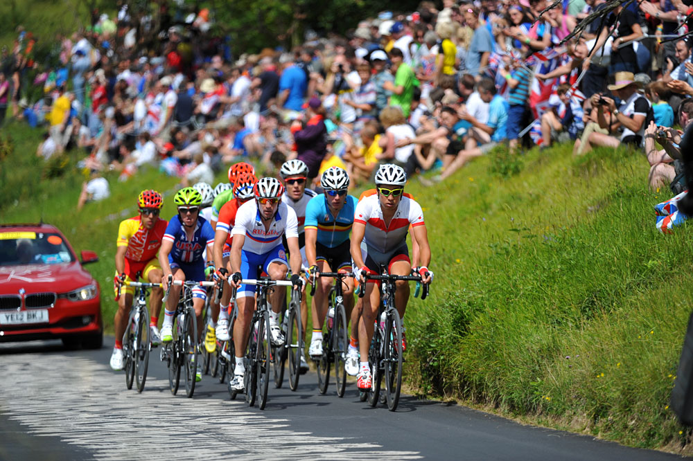 Escape group, London 2012 Olympic men's road race