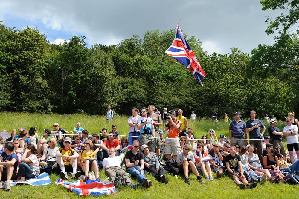 Fans, London 2012 Olympic men's road race