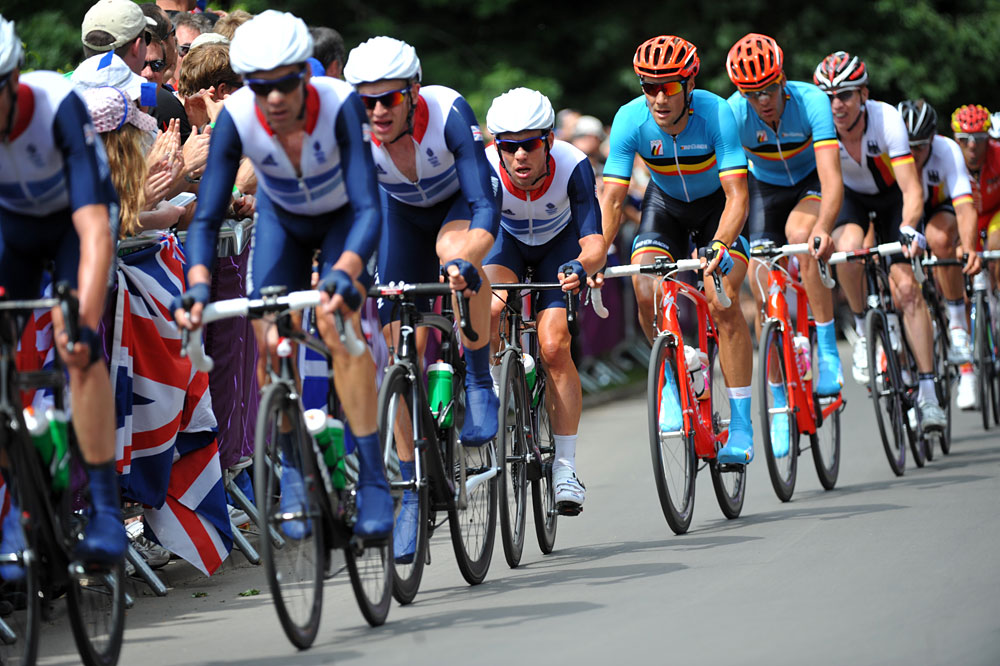 Mark Cavendish, London 2012 Olympic men's road race Mark Cavendish, London 2012 Olympic men's road race