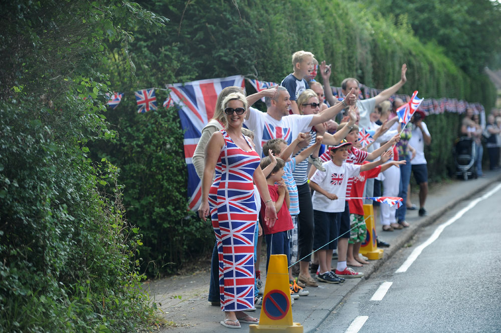 Fans, London 2012 Olympic men's road race