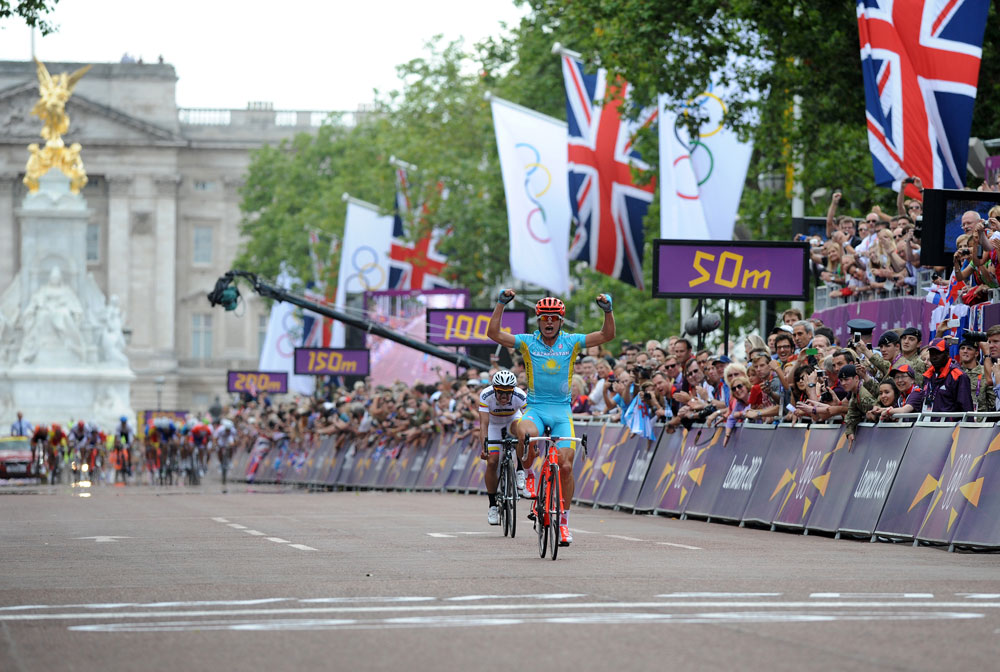 Vinokourov wins, London 2012 Olympic men's road race