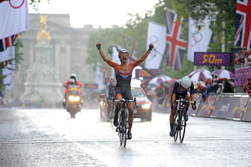 Marianne Vos wins, London 2012 Olympics, women's road race