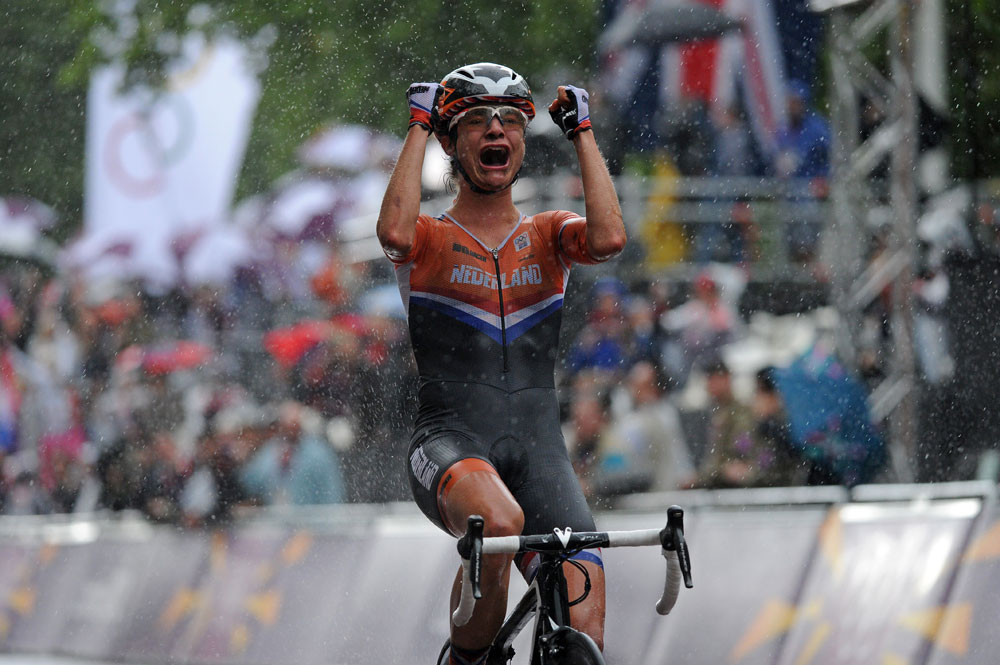 Marianne Vos wins, London 2012 Olympics, women's road race