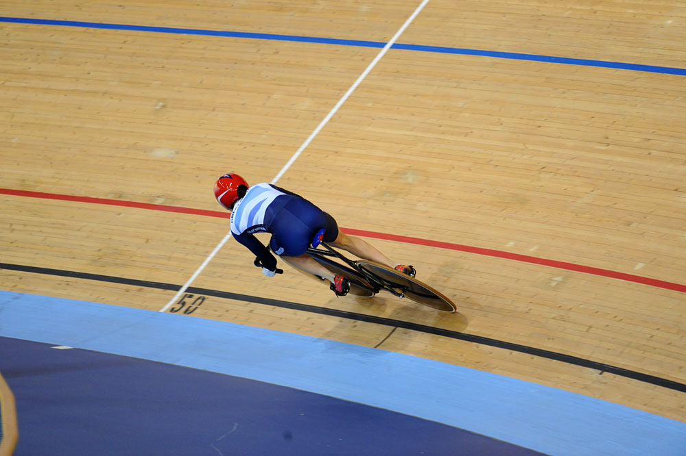 Victoria Pendleton, track training, London 2012 Olympics
