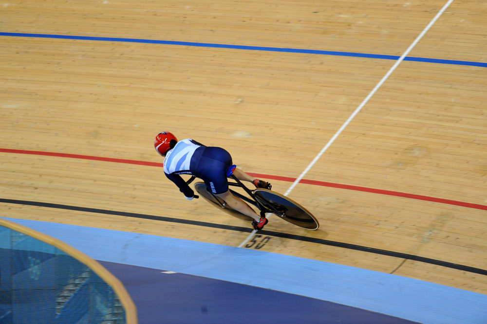 Victoria Pendleton, track training, London 2012 Olympics